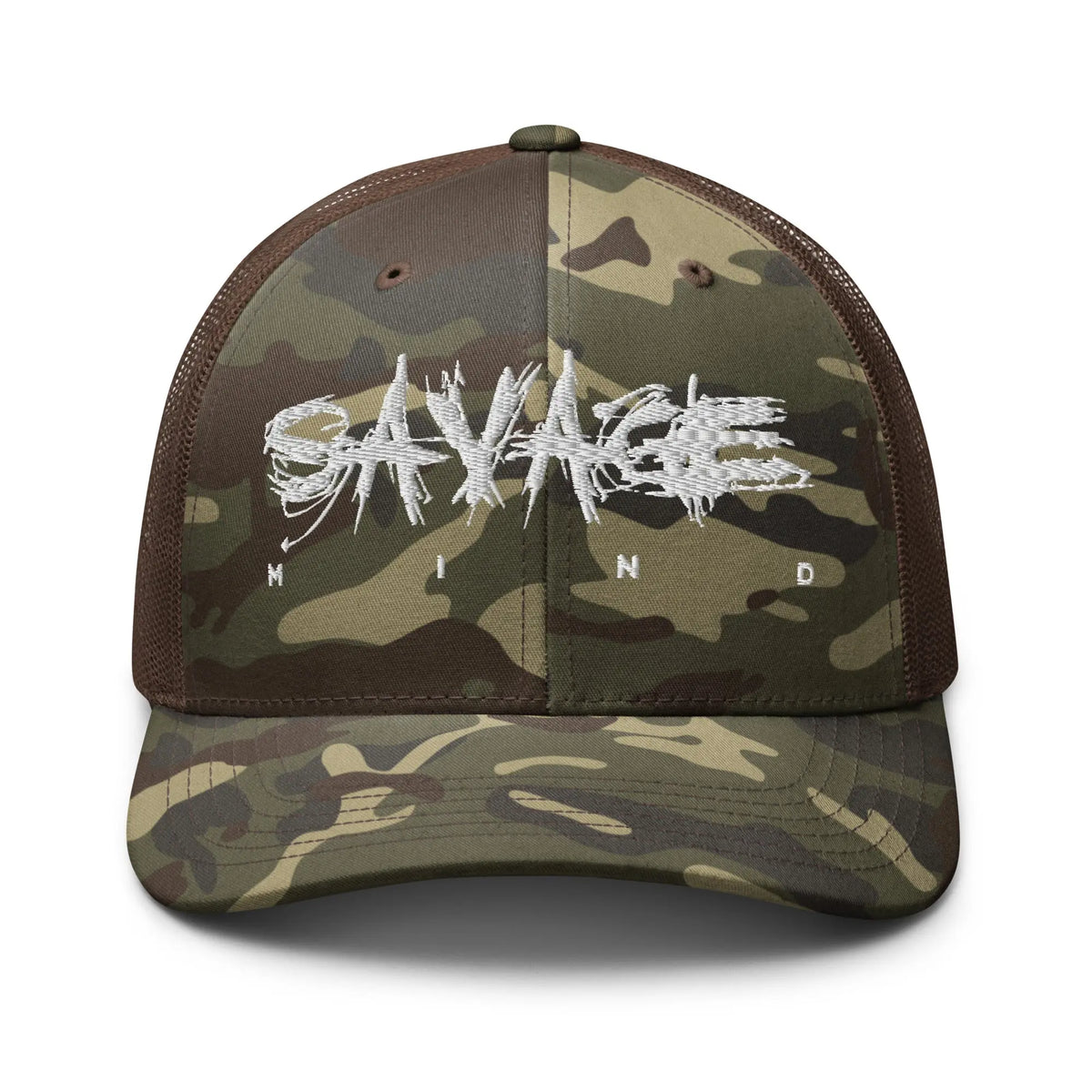 Camouflage trucker hat Savage Mind