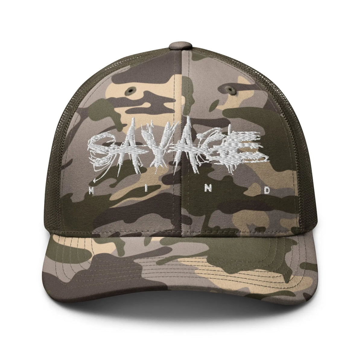 Camouflage trucker hat Savage Mind