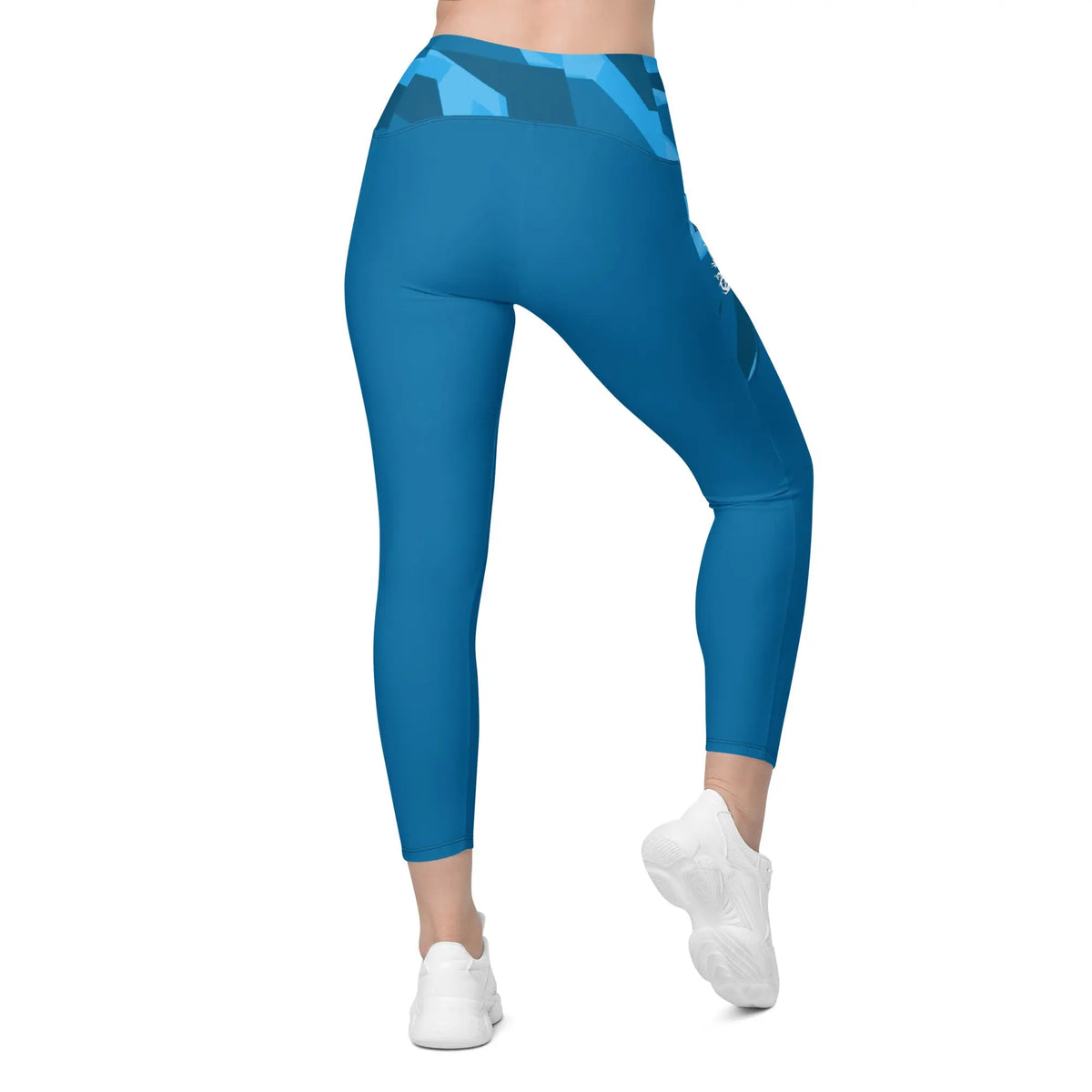 Queen Savage Blue Yoga Tights with Pockets Savage Mind