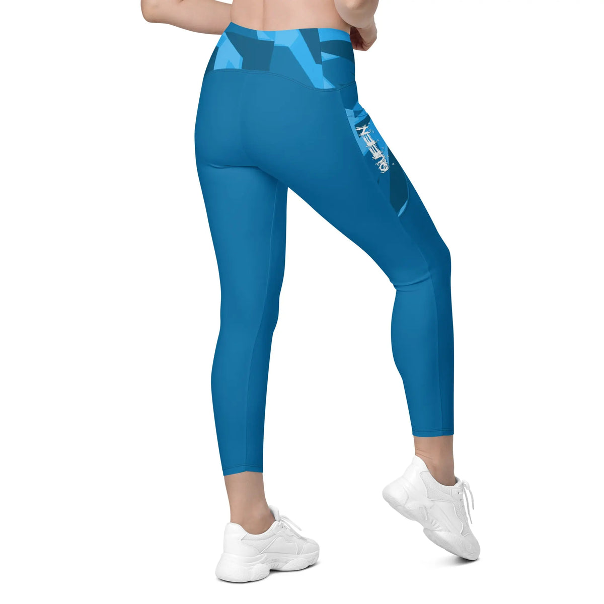 Queen Savage Blue Yoga Tights with Pockets Savage Mind