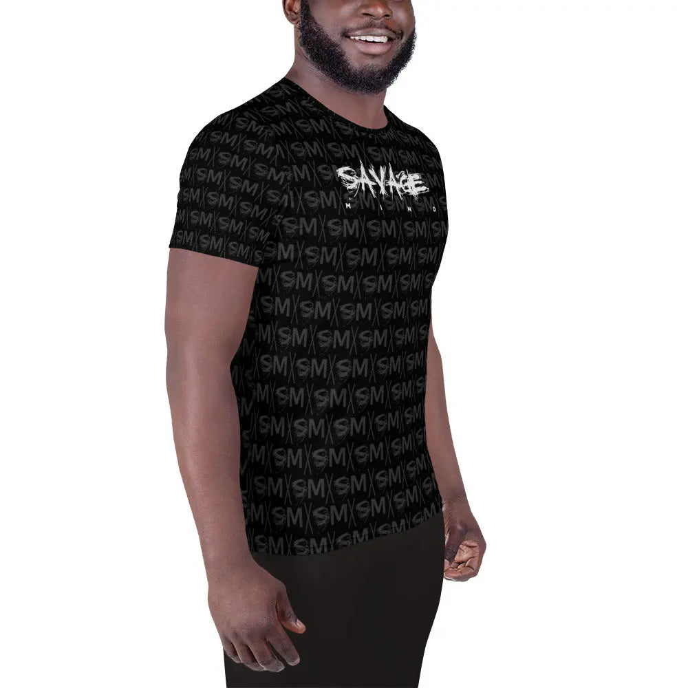 Savage Mind Black Athletic T-shirt Savage Mind