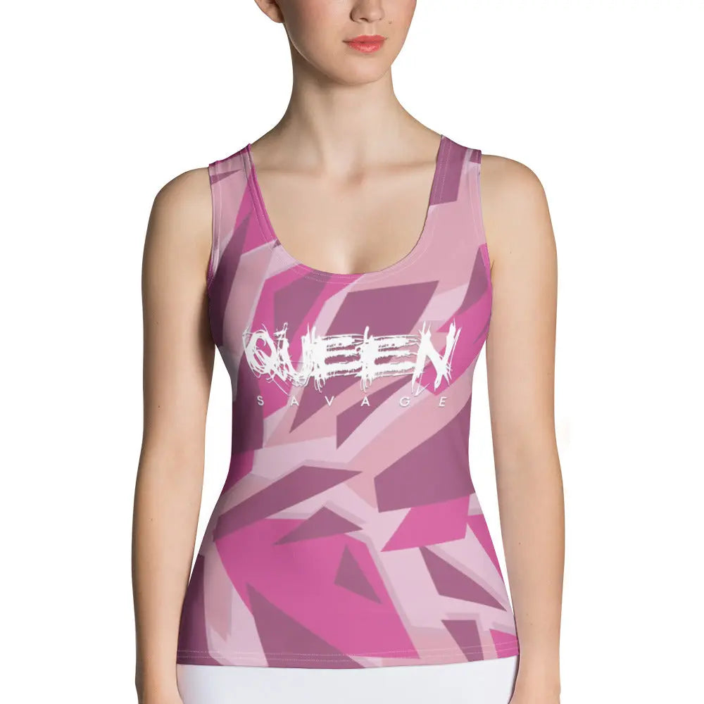 Queen Savage Pink Tank Top Savage Mind