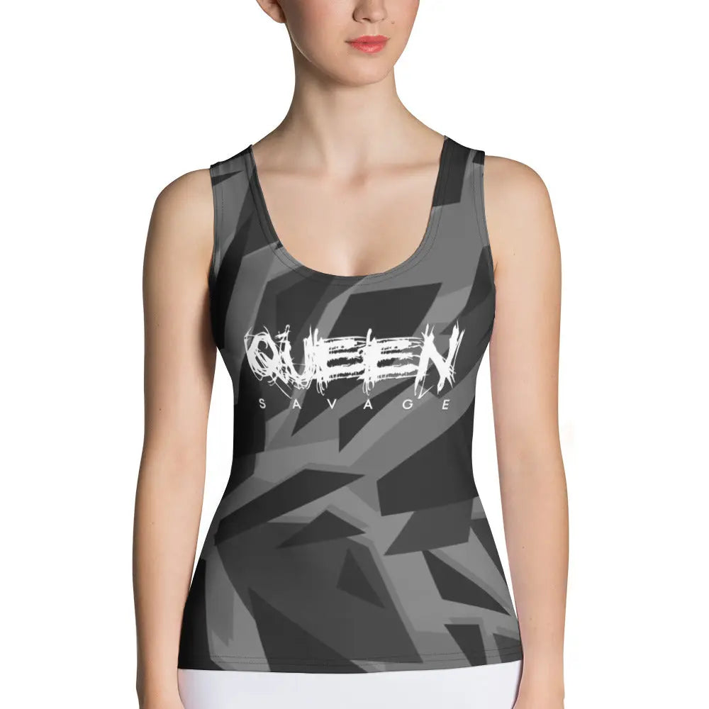 Queen Savage Black Tank Top Savage Mind