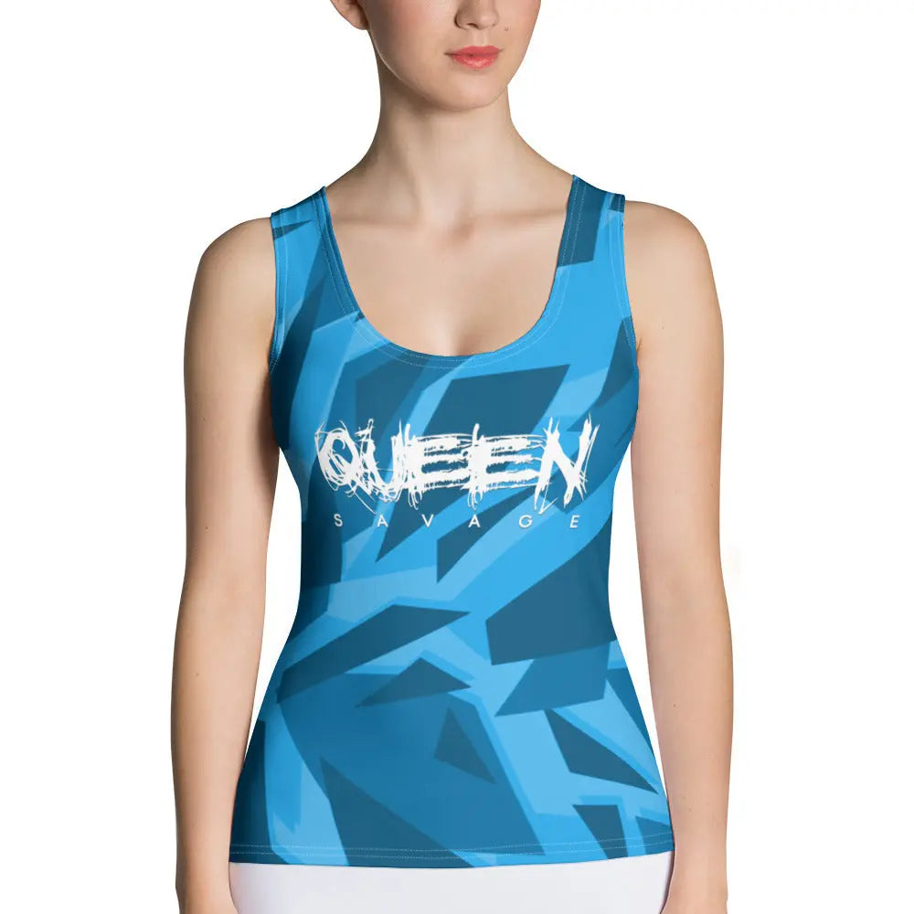 Queen Savage Blue Tank Top Savage Mind