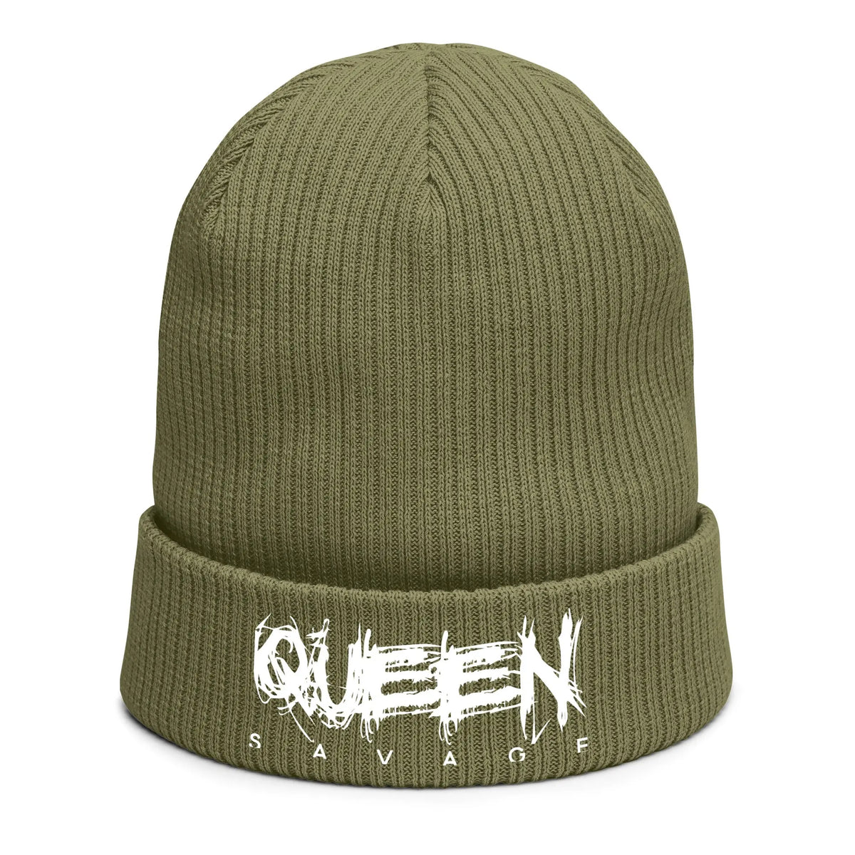 Queen Savage Ribbed Beanie Savage Mind