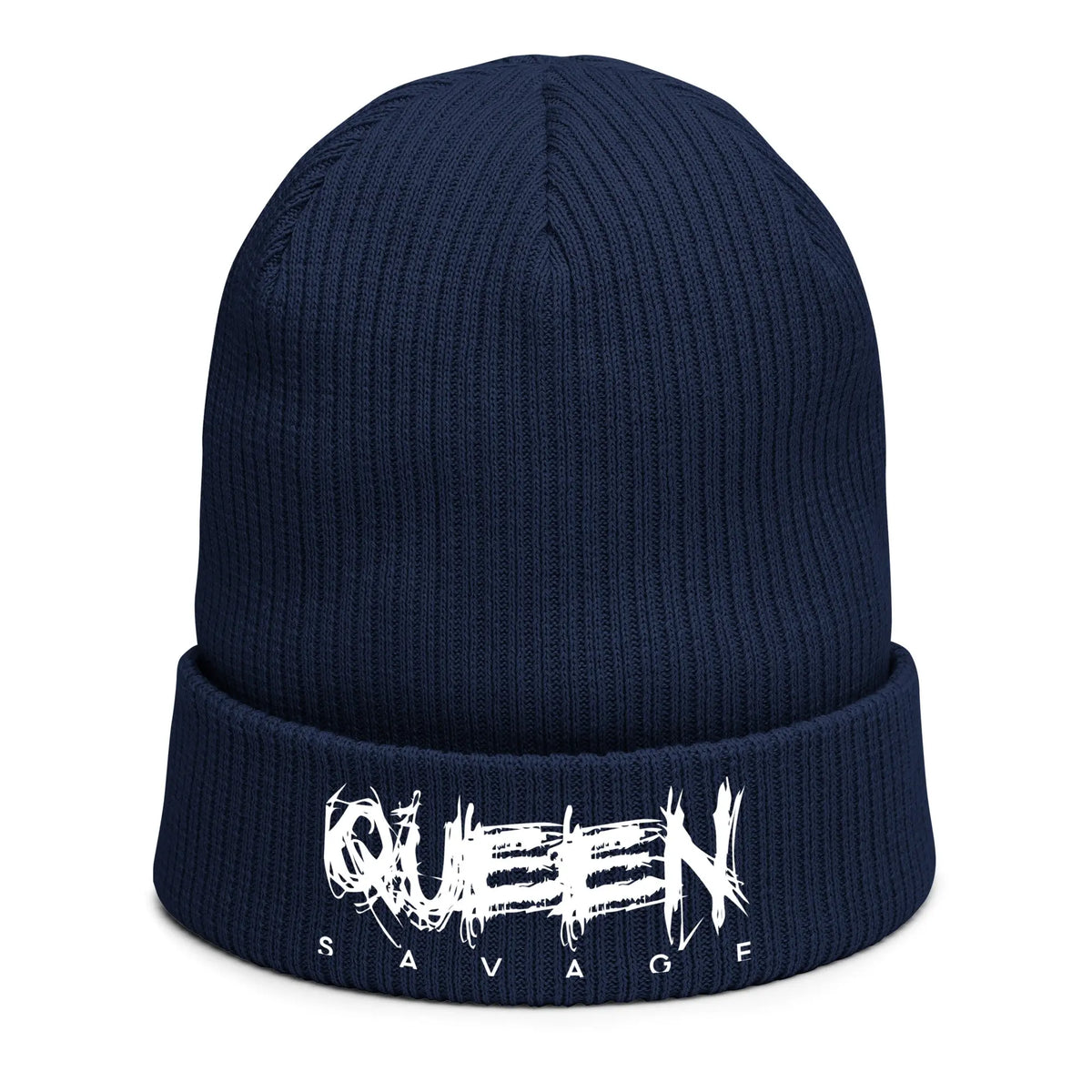 Queen Savage Ribbed Beanie Savage Mind