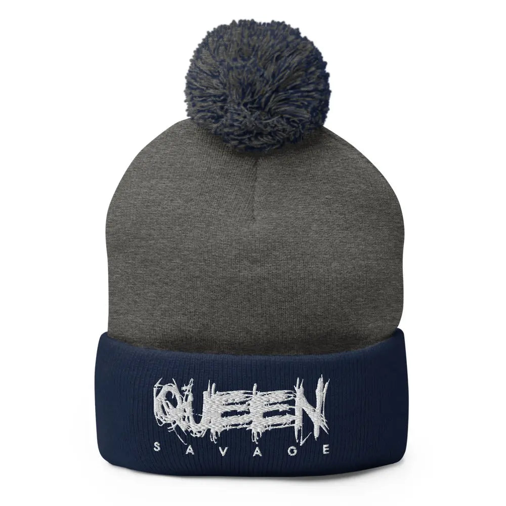 Queen Savage Pom-Pom Beanie Savage Mind