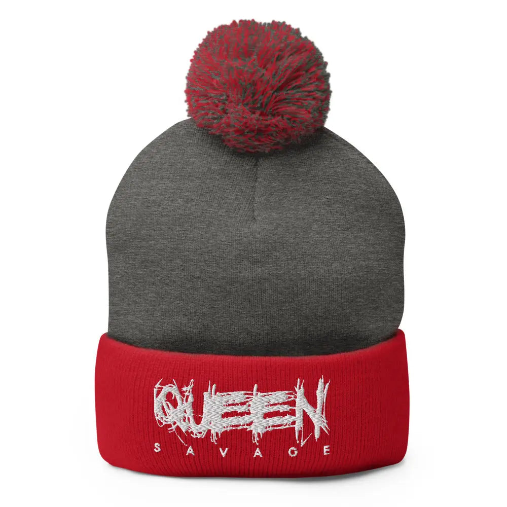 Queen Savage Pom-Pom Beanie Savage Mind