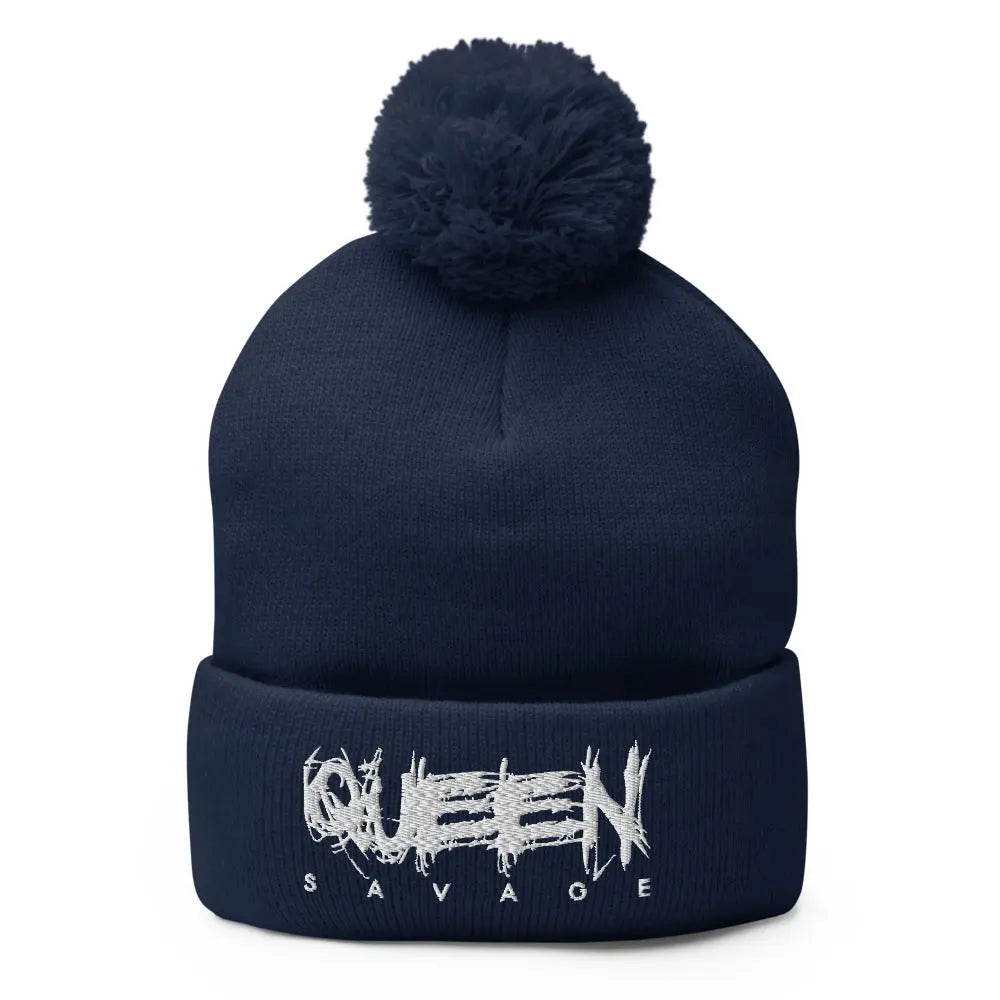 Queen Savage Pom-Pom Beanie Savage Mind