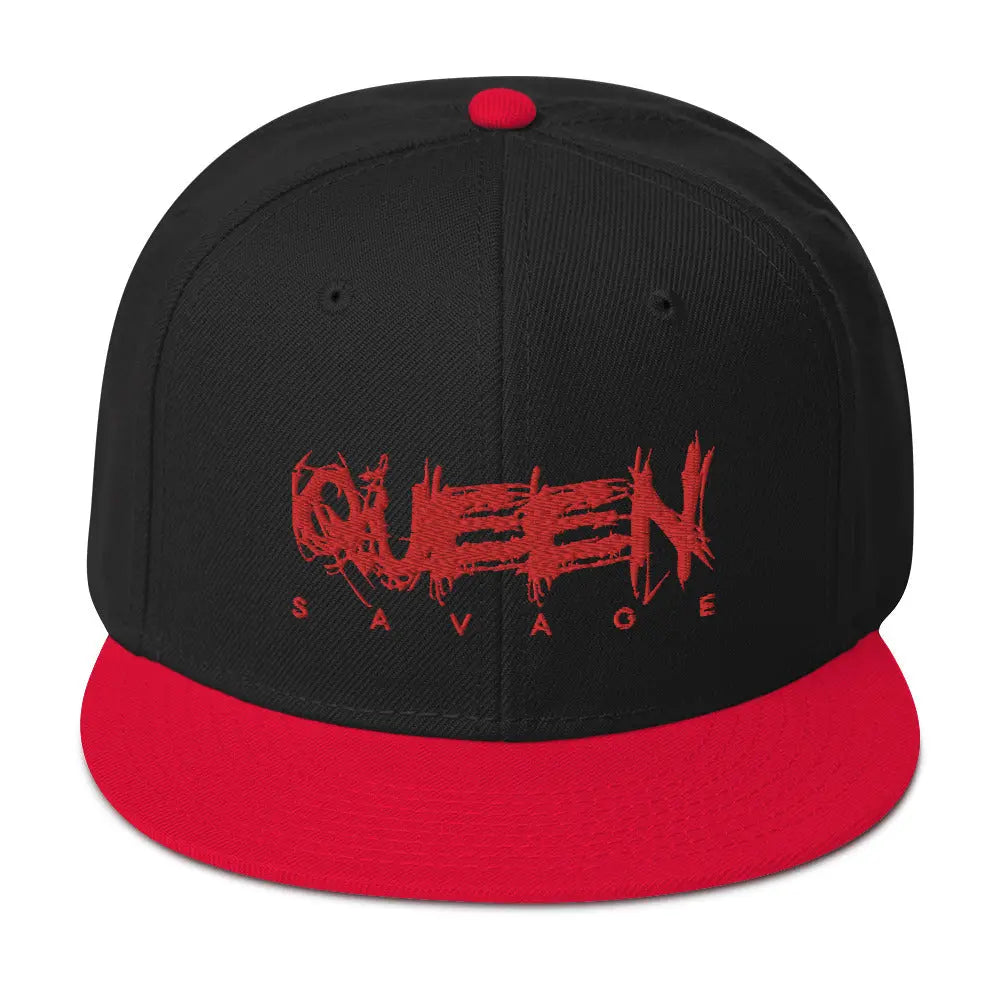 Red Queen Savage Snapback Hat Savage Mind