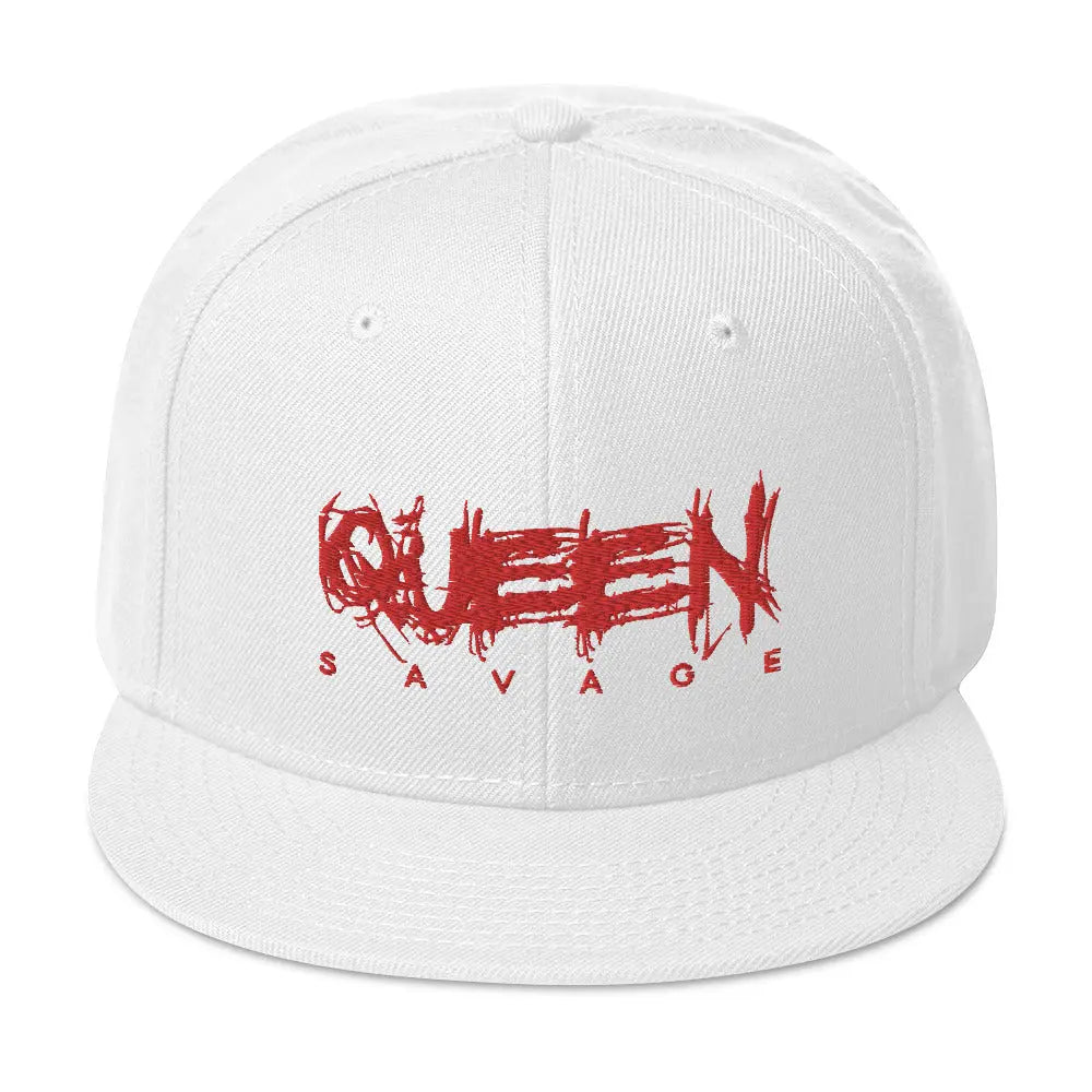 Red Queen Savage Snapback Hat Savage Mind