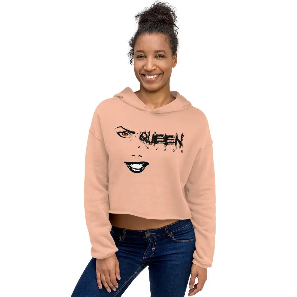 Queen Savage Crop Hoodie Savage Mind